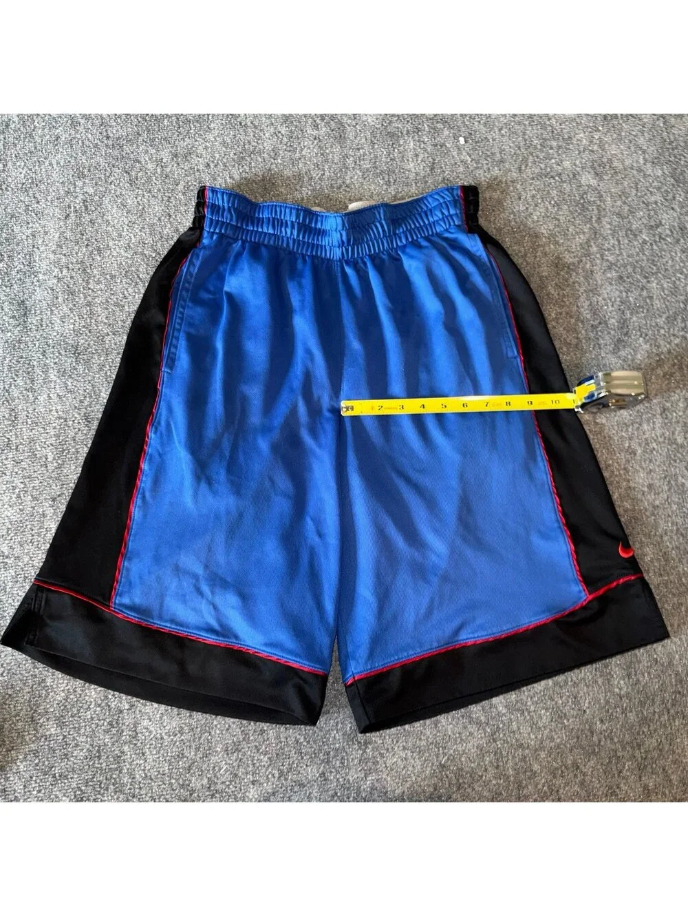 Nike Multicolor Baggy Hoop Shorts Mens MD Vtg y2k 90s Rare